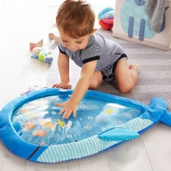 Babylegetøj|Tumlinge Legetøj<Haba Aktivitetsmåtte med vand - Hval