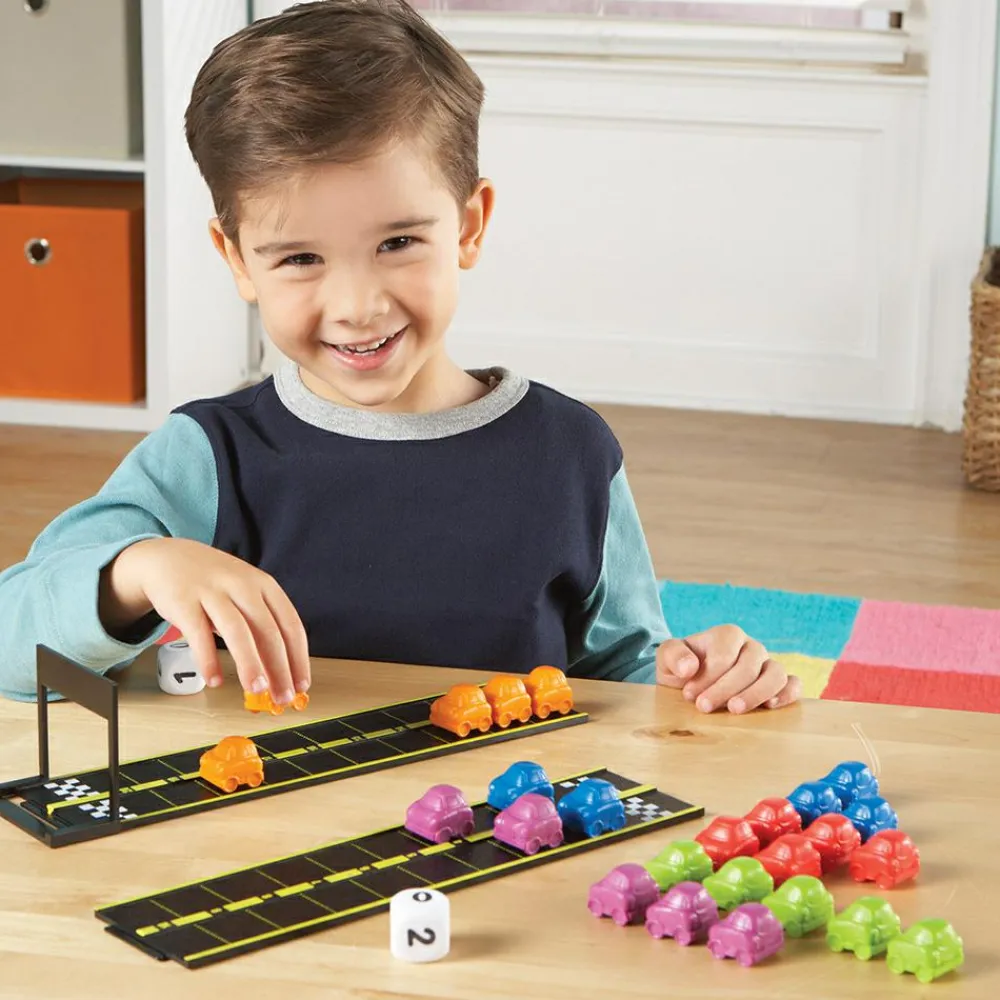 Montessori<Learning Resources Aktivitetssæt - Tæl mini biler