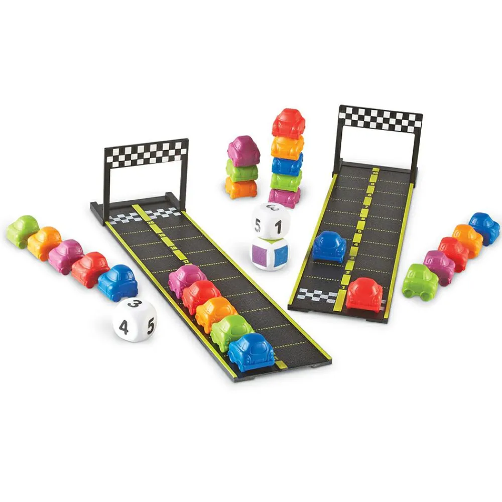 Montessori<Learning Resources Aktivitetssæt - Tæl mini biler