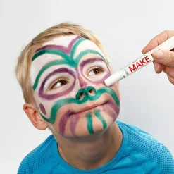 Halloween|Fastelavn< Ansigtsfarve - Tegnestifter Basisfarver, 6 stk