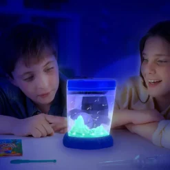 Stem Læringslegetøj|Insekt & Naturleg< Aqua Dragons i farveskiftende akvarium med LED lys