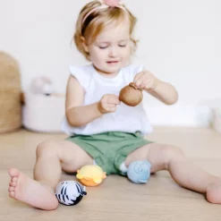 Bolde|Babylegetøj<Melissa & Doug Babybold - Safarivenner, 4 stk