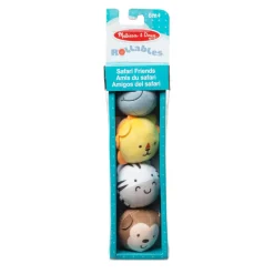 Bolde|Babylegetøj<Melissa & Doug Babybold - Safarivenner, 4 stk