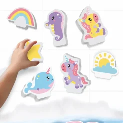 Babylegetøj|Tumlinge Legetøj<SES Creative Badeleg - Enhjørninge-øen
