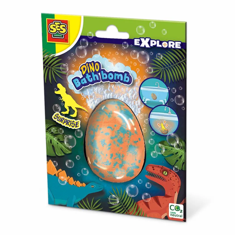 Påske|Dinosaur Legetøj<SES Creative Badesjov - Badebombe m. dinosaur