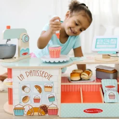 Rolleleg|Legekøkken & Legemad<Melissa & Doug Bagerbutik i træ, 39 dele