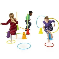 Vis Alle Varer (Særlige Behov)|Grovmotorik<Gonge Balancebane tilb. - Hula Hoops 50 cm, 3 stk