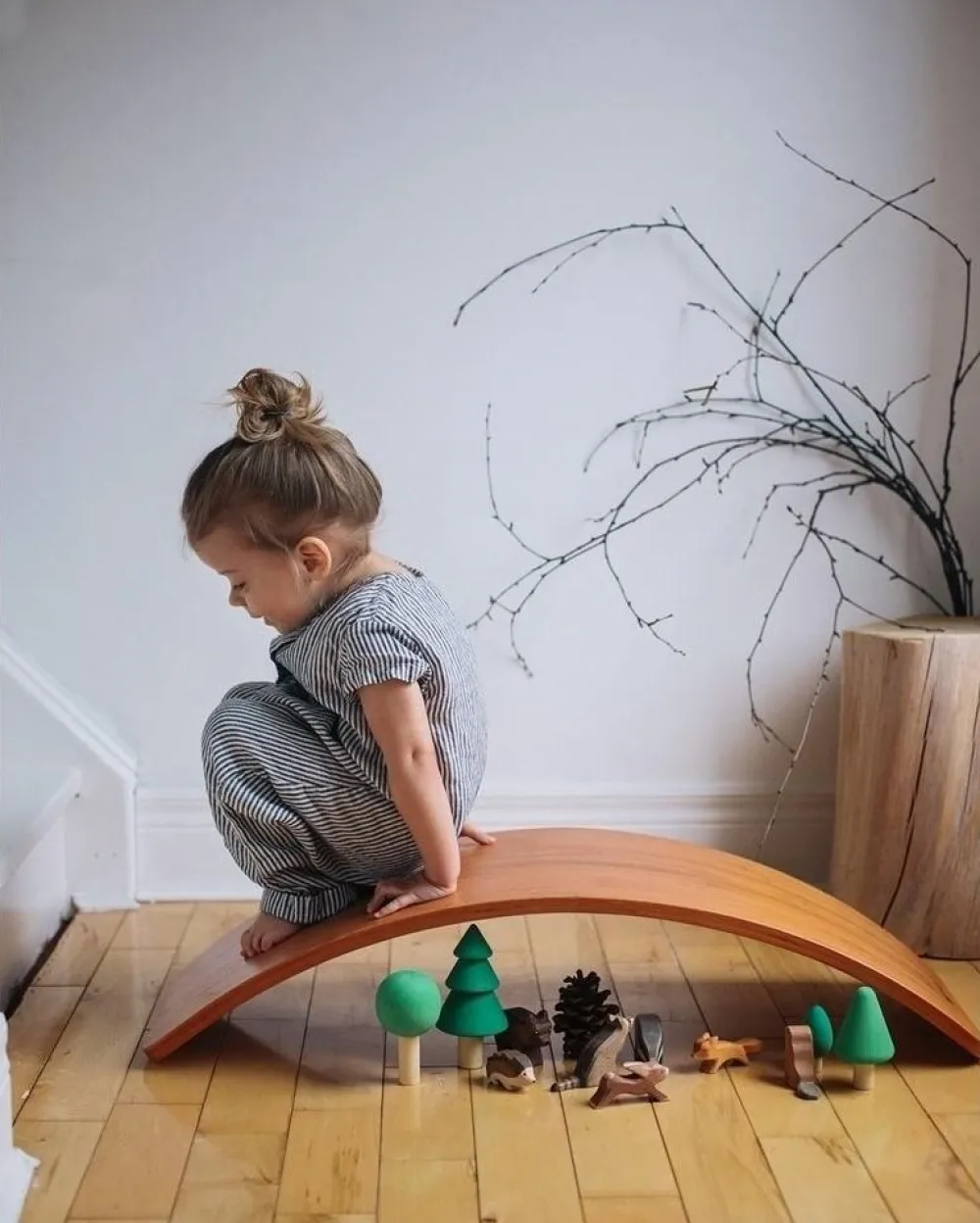 Grovmotorik|Balanceleg<Kinderfeets Balancebræt Kinderboard - Bambus