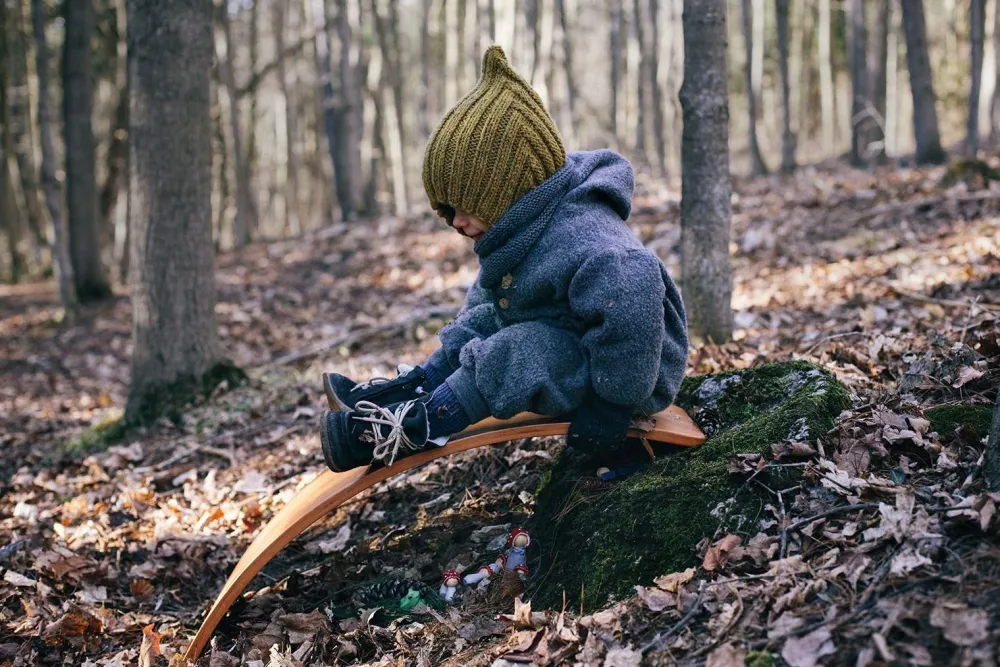 Grovmotorik|Balanceleg<Kinderfeets Balancebræt Kinderboard - Bambus