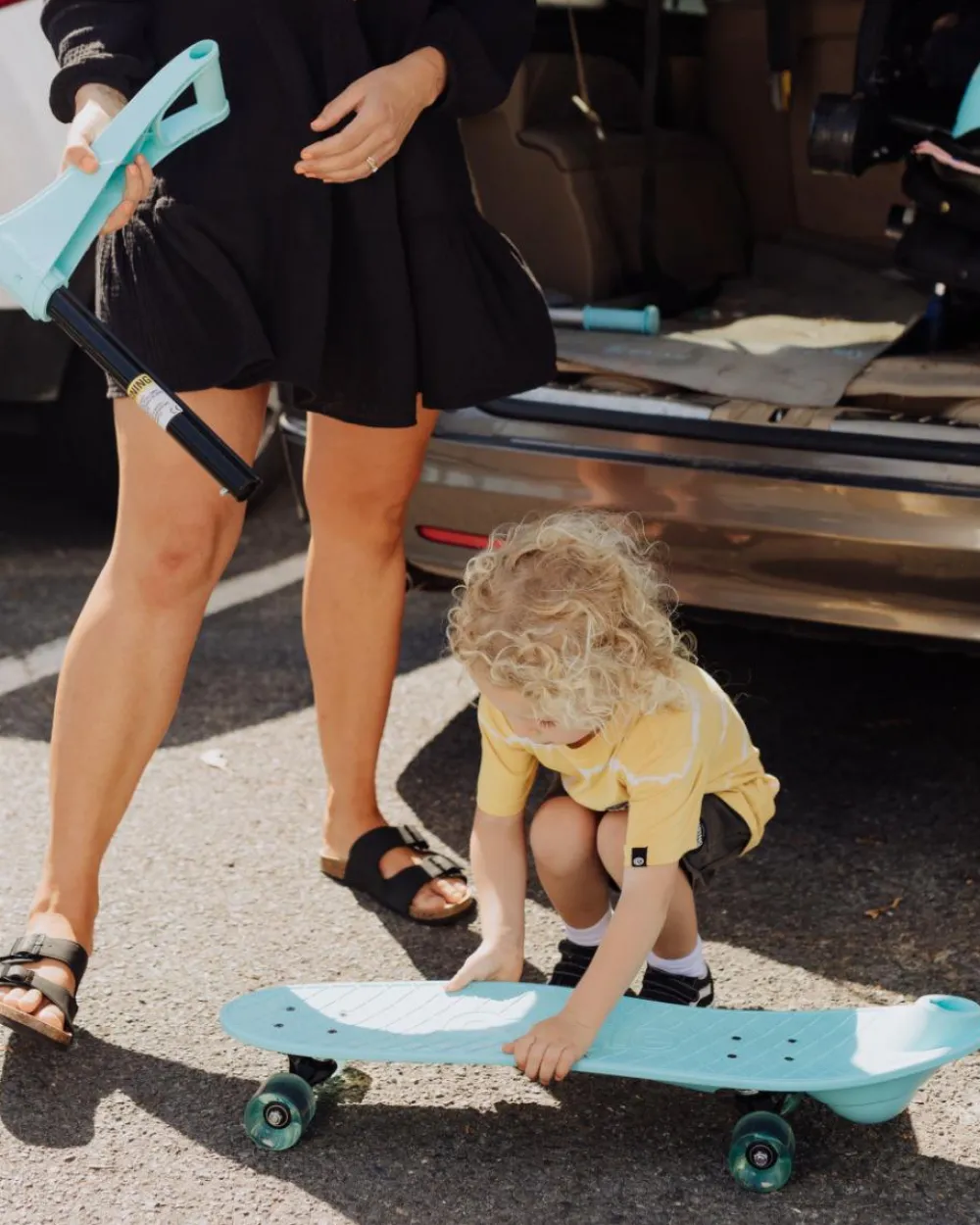 Udeleg|Balanceleg<Ookkie Begynder-skateboard - Mint