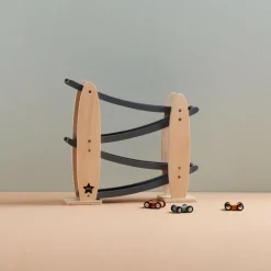 Trælegetøj|Sorterings- & Stablelegetøj<Kid's Concept Bilbane i træ - Grå
