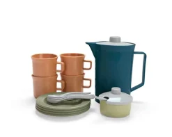 Økologisk Eller Bæredygtig|Udeleg<Dantoy BIO kaffesæt, 17 dele