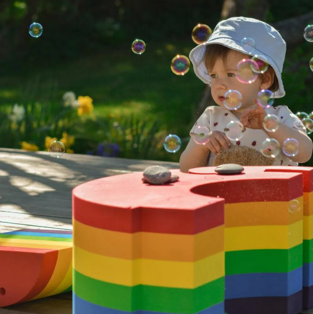 Til Børneværelset|Balanceleg<bObles Elefant L - Rainbow