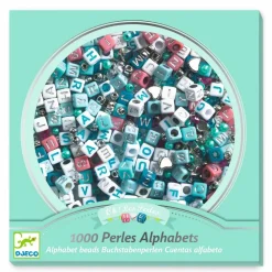Lav Selv Smykker|Kreativ Leg<Djeco Bogstavperler - Sølvmix, 1.000 stk