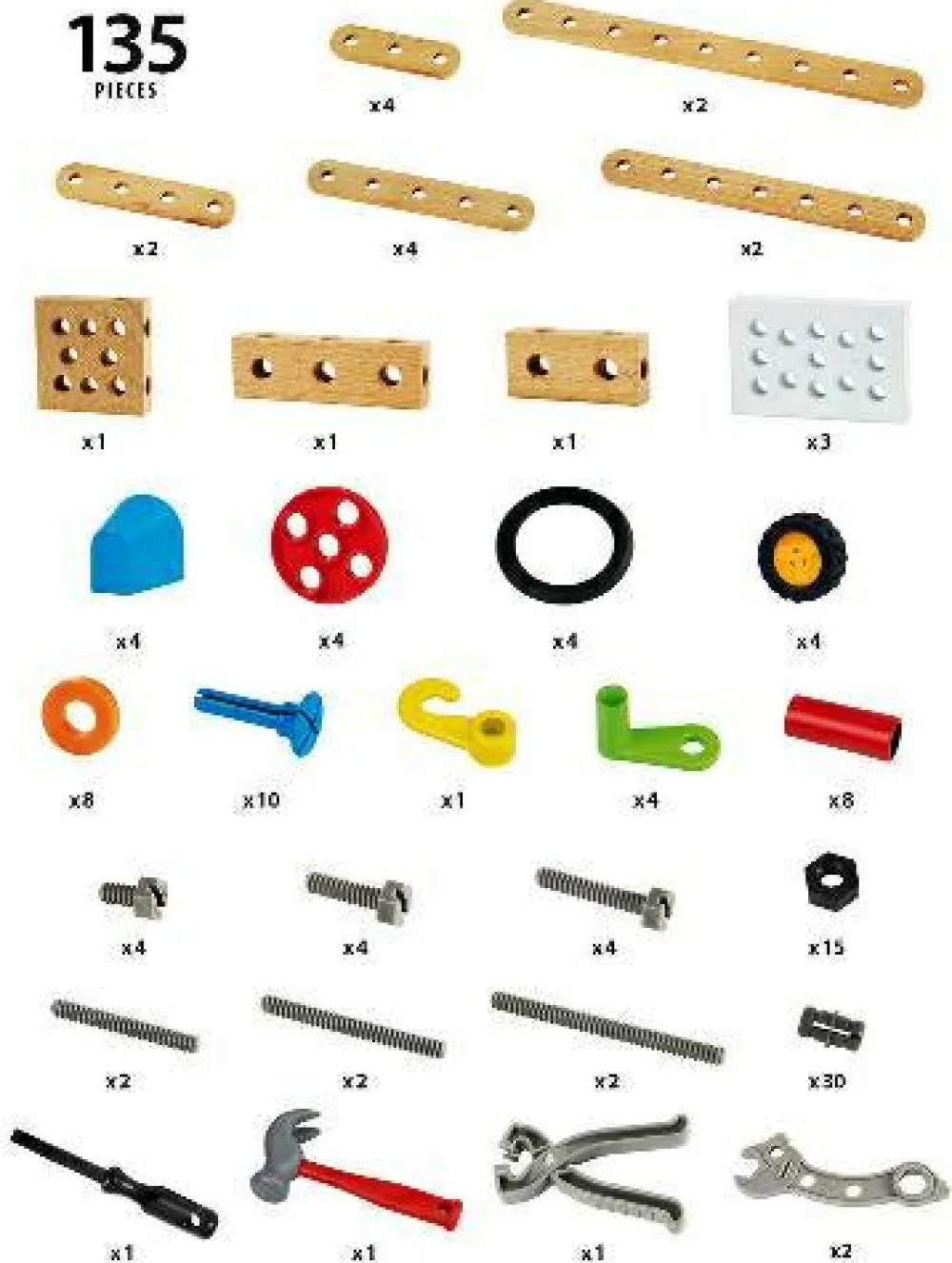 Montessori|Byggesæt<BRIO Builder - Konstruktionssæt