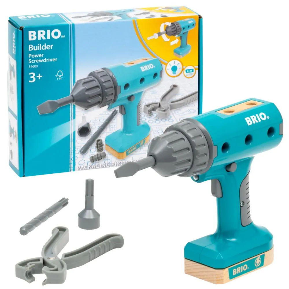 Robot Legetøj|Byggesæt< BRIO Builder - Skruemaskine