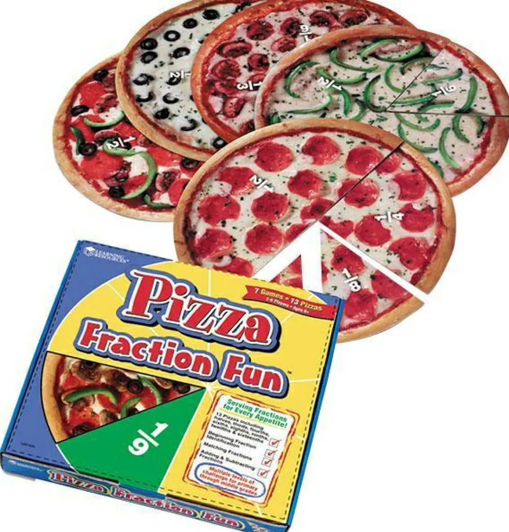 Skolesjov|Montessori<Learning Resources Brøkspil - Pizza