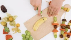 Finmotorik|Med I Køkkenet<Kinderkitchen Børneknivsæt - Orange/Sort