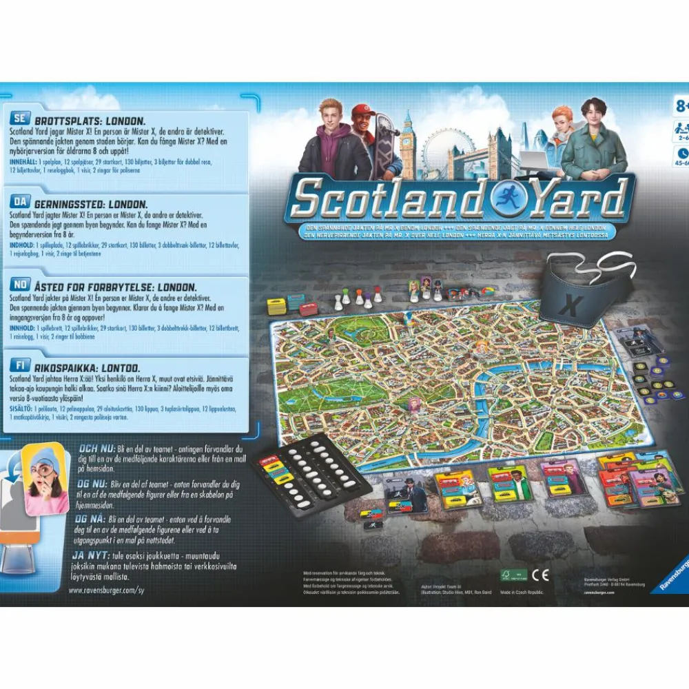 Spil< Brætspil - Scotland Yard