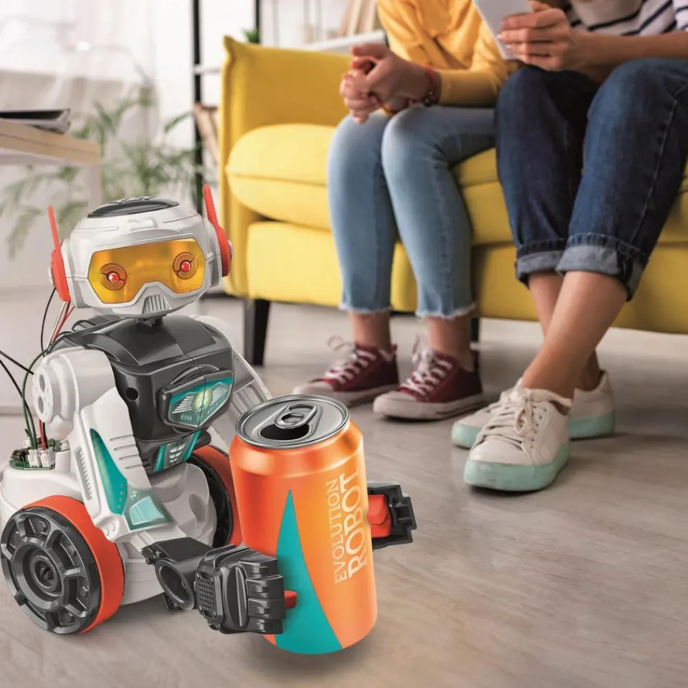 Stem Læringslegetøj|Robot Legetøj<Clementoni Byg & programmér - Evolution Robot 2.0