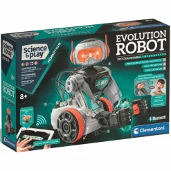 Stem Læringslegetøj|Robot Legetøj<Clementoni Byg & programmér - Evolution Robot 2.0
