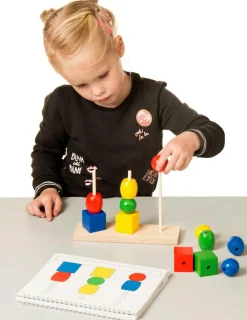 Matematik & Leg|Sorterings- & Stablelegetøj<Toys for Life Byg tårne - Lær om form og farve