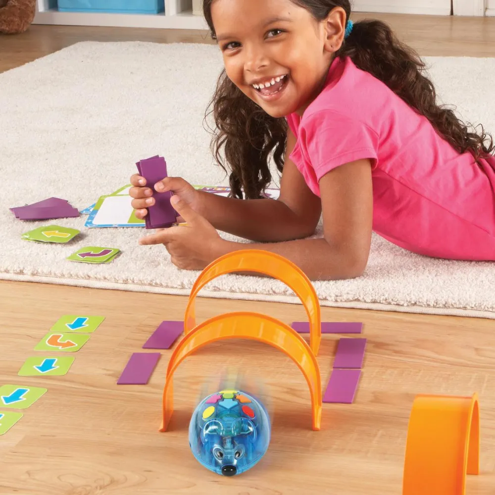 Stem Læringslegetøj|Robot Legetøj<Learning Resources Code & Go Robotmus (genopladelig) - Aktivitetssæt