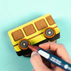 Tegne- & Malegrej|Legebiler<Crateit Town - Bus, 1 stk