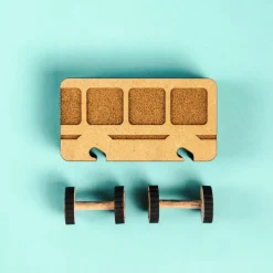 Tegne- & Malegrej|Legebiler<Crateit Town - Bus, 1 stk