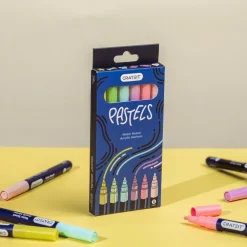 Tegne- & Malegrej<Crateit tusser - Pastel 1 mm., 6 stk