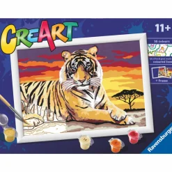 Voksenværk|Krea-Fitness< CreArt Paint by Numbers - Tiger