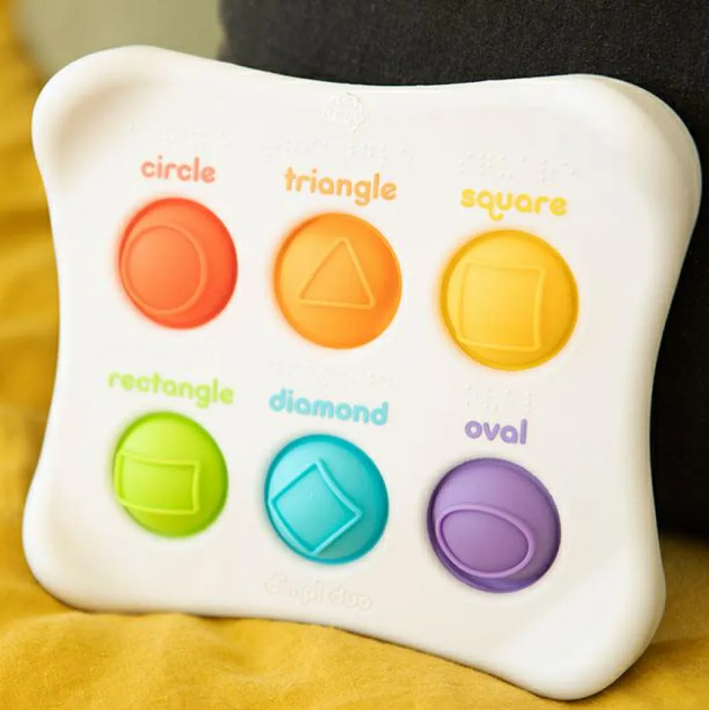 Fidget Toys|Matematik & Leg<Fat Brain Toys Dimpl - Boblepanel former & farver