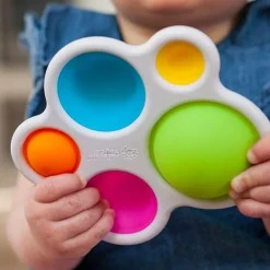 Fidget Toys|Tumlinge Legetøj<Fat Brain Toys Dimpl - Boblepanel regnbue