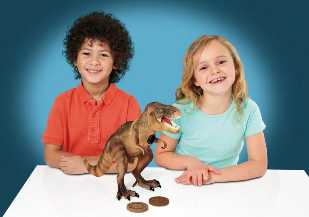 Dinosaur Legetøj<Brainstorm Dinosaur med projektor - T-Rex