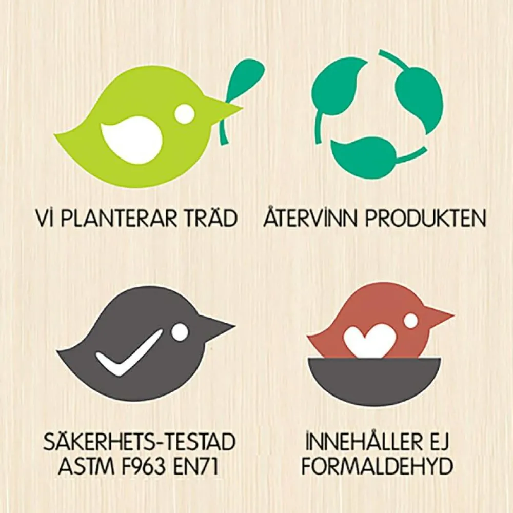 Trælegetøj|Puslespil<Tender Leaf Dreje-puslespil af træ - Dyr