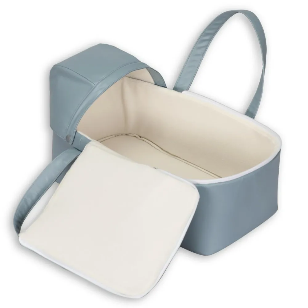 Dukkevogn|Dukker<byASTRUP Dukkelift - Vintage blå, 42 cm