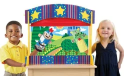 Vis Alle Varer (Særlige Behov)|Sprog & Leg<Melissa & Doug Dukketeater - Bordmodel