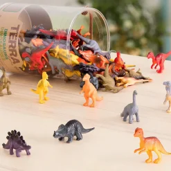Dinosaur Legetøj|Dyrefigurer< Dyrefigurer i spand - Dinosaurer, 60 stk