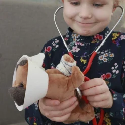 Rolleleg<Egmont Toys Dyrlægesæt inkl. hund