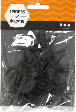 Kreativ Leg|Halloween<Creativ Company Edderkopper i plast 4 cm, 10 stk.