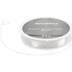 Lav Selv Smykker<Creativ Company Elastiksnor til smykker Ø 0,8 mm - 10 meter