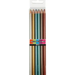 Tegne- & Malegrej<Creativ Company Farveblyanter - Metallic, 6 stk