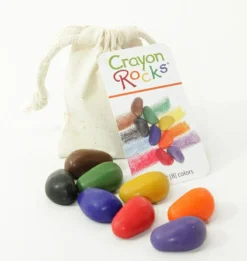 Vis Alle Varer (Særlige Behov)|Finmotorik< Farvekridt - Crayon Rocks 8 stk i stofpose