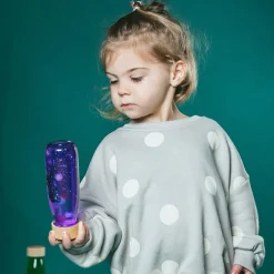 Mindfulness For Børn|Bliv Forundret< Fascinationsflaske - Lilla glitter