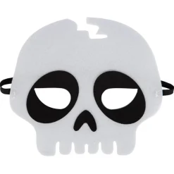 Halloween|Fastelavn< Filtmaske - Skelet, str. 3-8 år