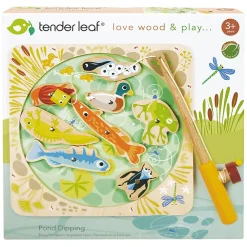 Trælegetøj|Spil<Tender Leaf Fiskespil, magnetisk - Vandhullet