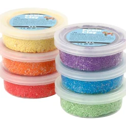 Påske|Kreativ Leg<Creativ Company Foam Clay 6 x 14 gr. - Metallic