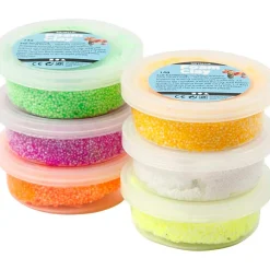 Påske|Kreativ Leg<Creativ Company Foam Clay 6 x 14 gr. - Påskefarver
