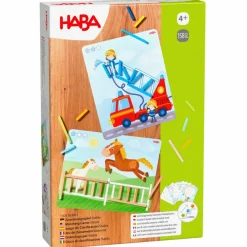 Logik & Talforståelse|Spil<Haba Form- & farvespil - Pindemester