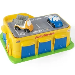 Tumlinge Legetøj|Legebiler<Dantoy FunCars garage, inkl. 2 biler